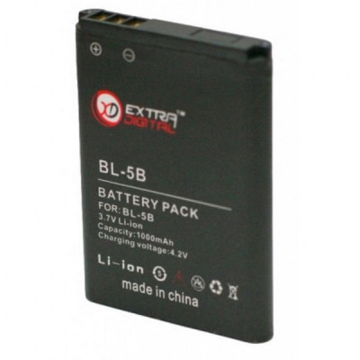 Акумуляторна батарея для телефону Extradigital Nokia BL-5B (BMN6272)