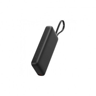 Батарея універсальна Acefast 20000mAh 130W PD, QC/3.0 USB-A+USB-C In/Out,build-in cable M22 Gray (6974316283904)