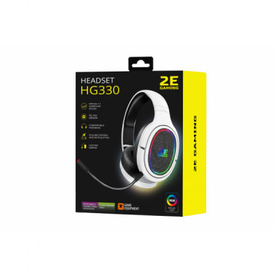 Навушники 2E HG330 RGB USB 7.1 White (2E-HG330WT-7.1)