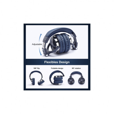 Навушники OneOdio Pro 10 3,5мм/6,35мм Deep Blue (Pro 10 Deep Blue)