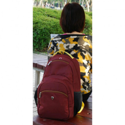Рюкзак для ноутбука Sumdex 16" PON-391 burgundy-yellow (PON-391OR)