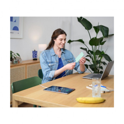 Батарея універсальна Trust 10000mAh Primo ECO, 2хUSB-A/USB-C, 15W, green (25029_TRUST)