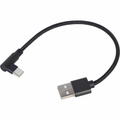 Дата кабель USB 2.0 AM to Type-C 0.2m corner Cablexpert (CC-USB2-AMCML-0.2M)