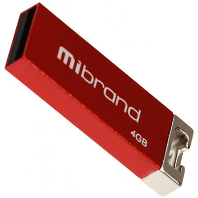 USB флеш накопичувач Mibrand 4GB Сhameleon Red USB 2.0 (MI2.0/CH4U6R)