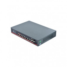 Комутатор мережевий FoxGate S5808GP-G2S2-AI (120W)