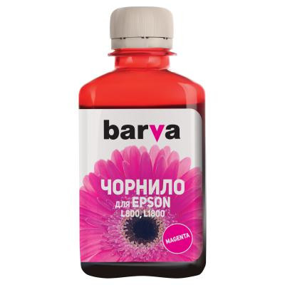 Чорнило Barva EPSON L800/L810/L850/L1800 (T6733) 180г MAGENTA (L800-413)