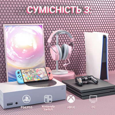 Навушники Fifine H3 RGB Pink (H3P)