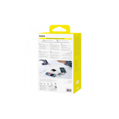 Батарея універсальна Baseus Lipow 20000mAh 22,5W PD, QC/3.0, White (P10079102213-00)