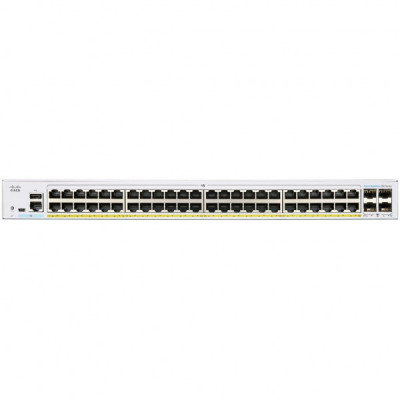 Комутатор мережевий Cisco CBS220-48P-4G-EU