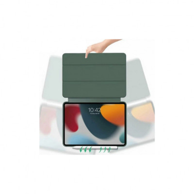 Чохол до планшета BeCover Tri Fold Soft TPU Silicone Apple iPad Pro 13" M4 2024 Dark Green (711752)