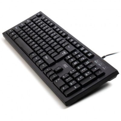 Комплект AOC KM160B USB UA Black (KM160B/97)
