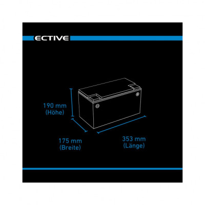 Батарея до ДБЖ Ective Ective DC 95 12V-95Ah, GEL Deep Cycle (TN2744)