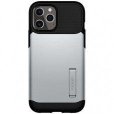 Чохол до мобільного телефона Spigen iPhone 12 Pro Max Slim Armor, Satin Silver (ACS01482)