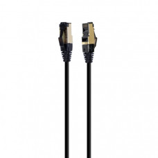 Патч-корд 15м, S/FTP, cat 8, литий, 50u", CU, AWG 27, LSZH, black Cablexpert (PP8-LSZHCU-BK-15M)