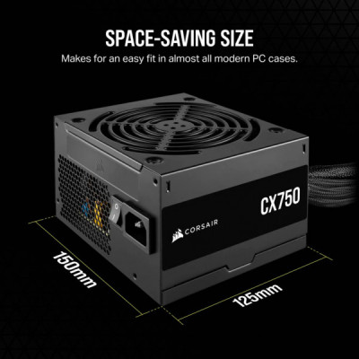 Блок живлення Corsair 750W CX750 (CP-9020279-EU)