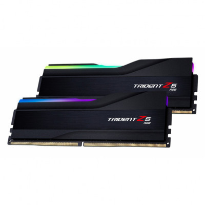 Модуль пам'яті для комп'ютера DDR5 32GB (2x16GB) 6000 MHz Trident Z5 RGB Black G.Skill (F5-6000J4040F16GX2-TZ5RK)