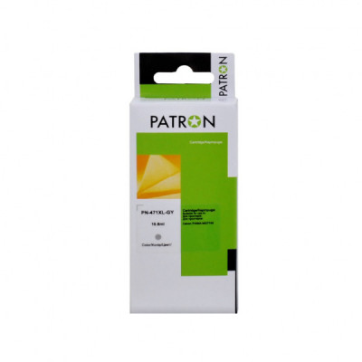 Картридж Patron Canon CLI-471GY XL (0404C001) 10.8 мл, gray (PN-471XL-GY)