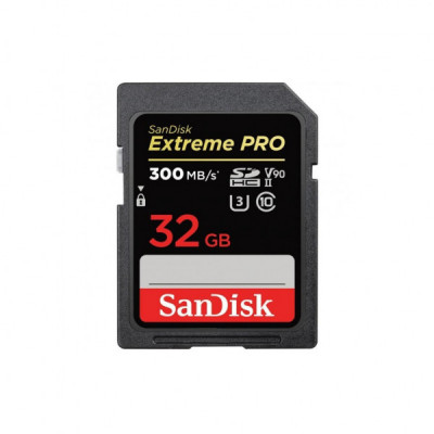 Карта пам'яті SanDisk 32GB SDXC class 10 UHS-I U3 Extreme Pro (SDSDXDK-032G-GN4IN)