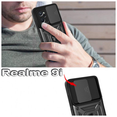 Чохол до мобільного телефона BeCover Military Realme 9i Black (709175)