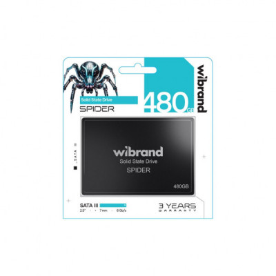 Накопичувач SSD 2.5" 480GB Spider Wibrand (WI2.5SSD/SP480GBST)