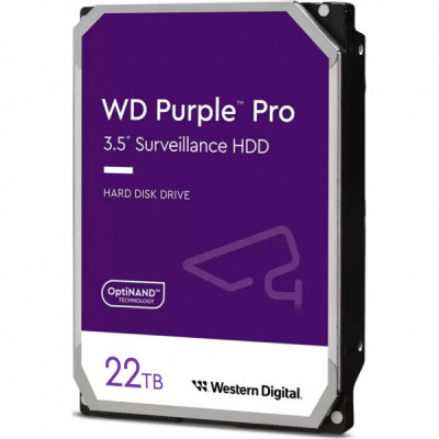Жорсткий диск 3.5" 22TB WD (WD221PURP)