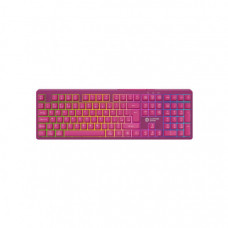 Клавіатура Canyon Fortnax Bluetooth/Wireless/ USB UA Pink (CND-SKBW2)