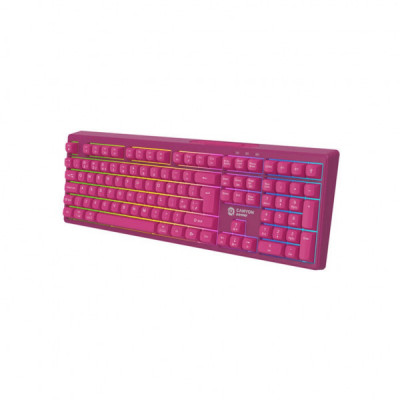 Клавіатура Canyon Fortnax Bluetooth/Wireless/ USB UA Pink (CND-SKBW2)
