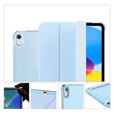 Чохол до планшета BeCover Tri Fold Hard Apple iPad 10.9" 2022/2024 Light Blue (712984)
