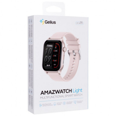 Смарт-годинник Gelius GP-SW015 Amazwatch Light Pink (2099901012739)