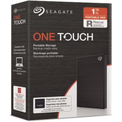 Зовнішній жорсткий диск 2.5" 1TB One Touch USB 3.2 Seagate (STKB1000400)