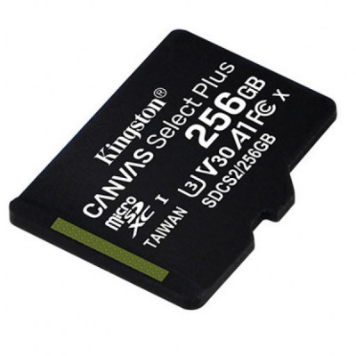 Карта пам'яті Kingston 256GB microSDXC class 10 UHS-I Canvas Select Plus (SDCS2/256GBSP)