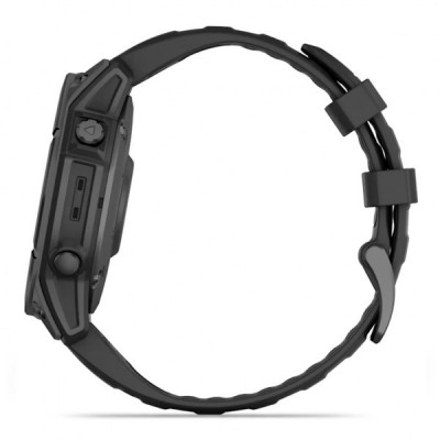 Смарт-годинник Garmin fenix E, 47mm, Slate Gray Steel/Black, GPS (010-03025-01)