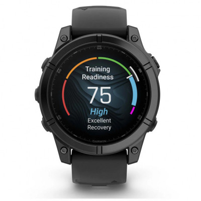 Смарт-годинник Garmin fenix E, 47mm, Slate Gray Steel/Black, GPS (010-03025-01)