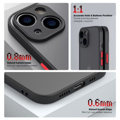 Чохол до мобільного телефона Armorstandart Frosted Matte Xiaomi Redmi Note 14S 4G Black (ARM85108)