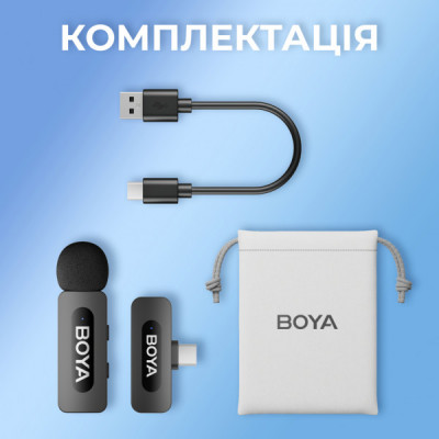 Мікрофон Boya BY-V10 Type-C Black (BY-V10) Мікрофон Boya BY-V10 Type-C Black (BY-V10)
