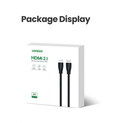 Кабель мультимедійний HDMI to HDMI 3.0m V2.1 HD140 Ugreen (80404)