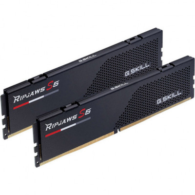 Модуль пам'яті для комп'ютера DDR5 96GB (2x48GB) 5600 MHz Ripjaws S5 Matte Black G.Skill (F5-5600J4040D48GX2-RS5K)