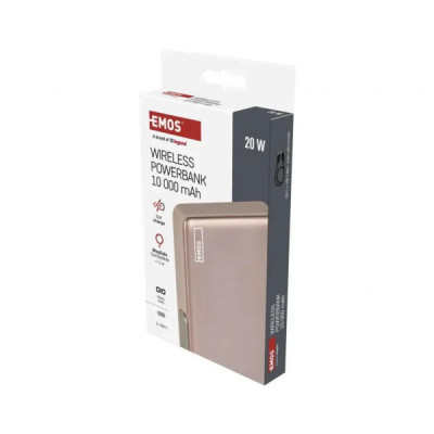 Батарея універсальна EMOS 10000mAh, MagSafe, 20W, pink (B0552RG) Батарея універсальна EMOS 10000mAh, MagSafe, 20W, pink (B0552RG)