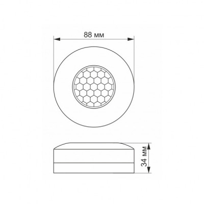 Датчик руху Videx 220V 1200W інфрачервоний (VL-SPC12W)