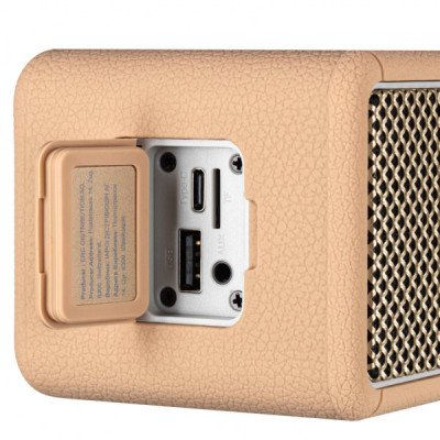 Акустична система 2E SoundLegend Mini PowerBank IPX6 Brown (2E-BSSLMWBN)