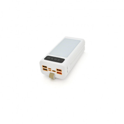 Батарея універсальна ACL 30000mAh, LIGHTER, Type-C + Lighting, White (PW-85)