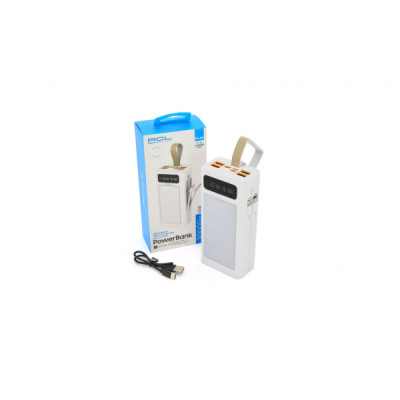 Батарея універсальна ACL 30000mAh, LIGHTER, Type-C + Lighting, White (PW-85)
