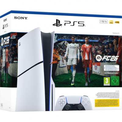 Ігрова консоль Sony Playstation 5 Slim Blu-ray 825GB (+EA SPORTS FC 26) (1000049854)