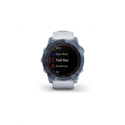 Смарт-годинник Garmin fenix 7X Sapph Sol Mineral Blue, GPS (010-02541-15)