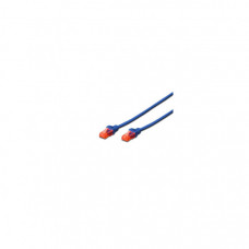 Патч-корд 3м, CAT 6 UTP, AWG 26/7, Cu, LSZH, blue Digitus (DK-1617-030/B)