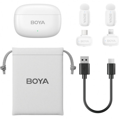 Мікрофон Boya mini-13 Type-C/Lightning White (mini-13) Мікрофон Boya mini-13 Type-C/Lightning White (mini-13)