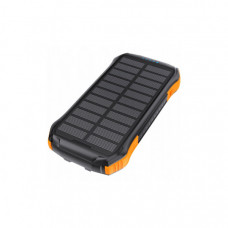 Батарея універсальна Choetech 10000mAh 10W 2USB-A+USB-C,solar panel Black-Orange (B658-OR)