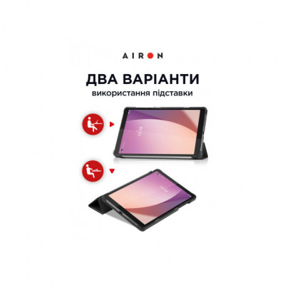 Чохол до планшета AirOn Premium Lenovo Tab M8 4th Gen (TB-300FU) + protective film black (4822352781092)