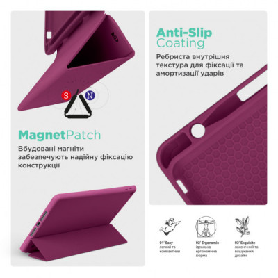 Чохол до планшета Armorstandart Smart Fold Pen iPad mini 2024 / mini 6 Plum (ARM82832)