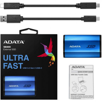 Накопичувач SSD USB 3.2 512GB ADATA (ASE800-512GU32G2-CBL)